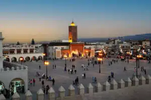 Place Bab Sidi Abelouahab à Oujda la capitale de ouest marocain